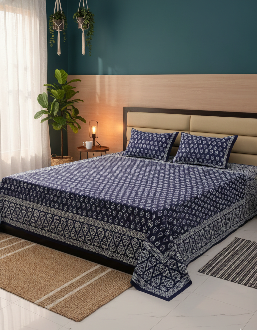 Bedsheet With Pillow Covers