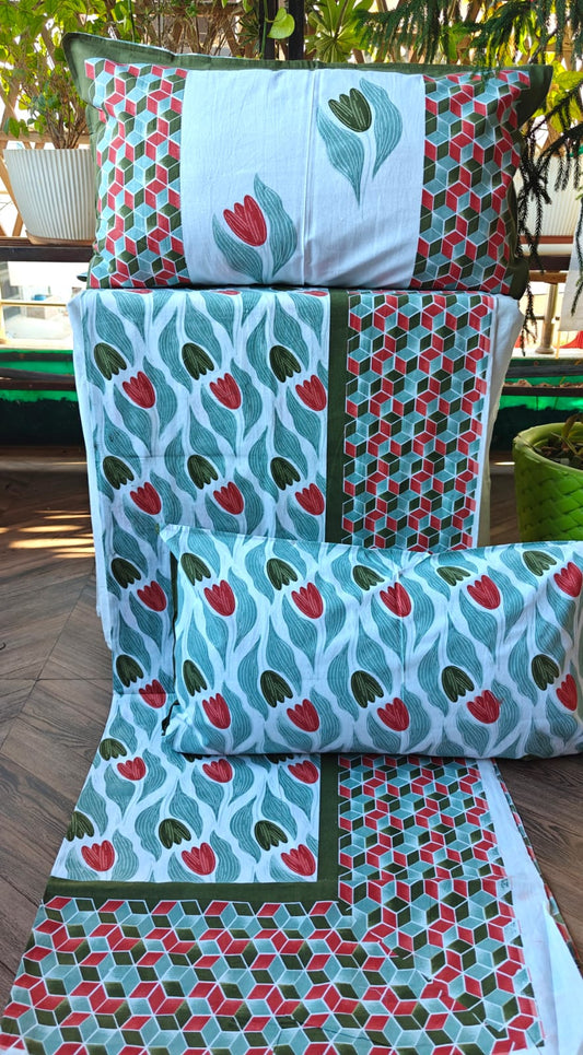 Sunshine Bloom King Bedsheet