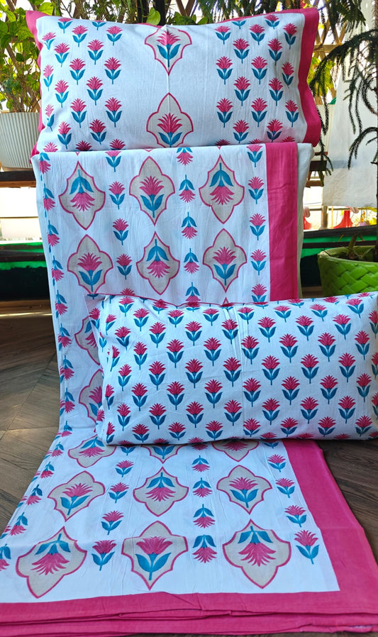 Royal Lotus King Bedsheet