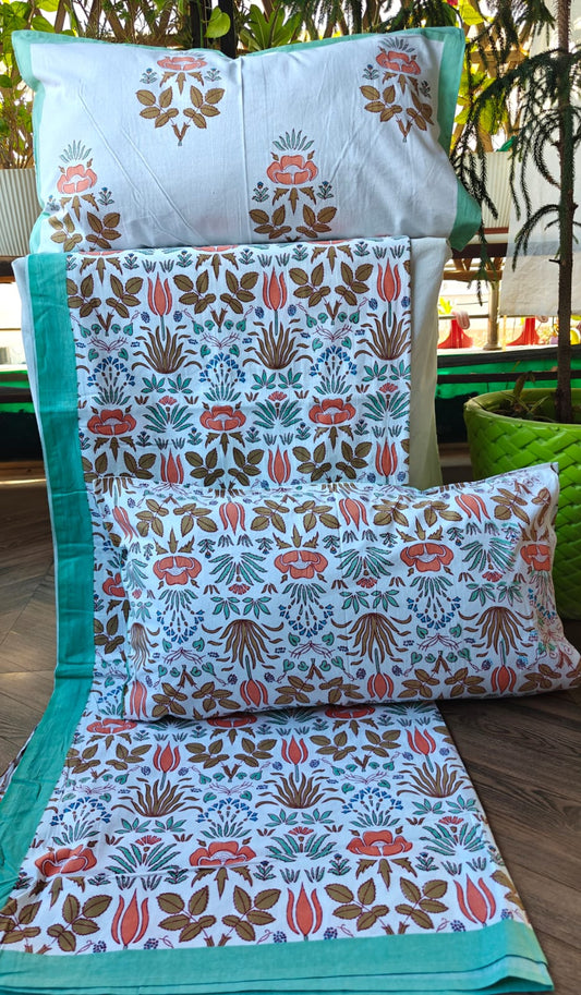 Sunshine Tulip King Bedsheet