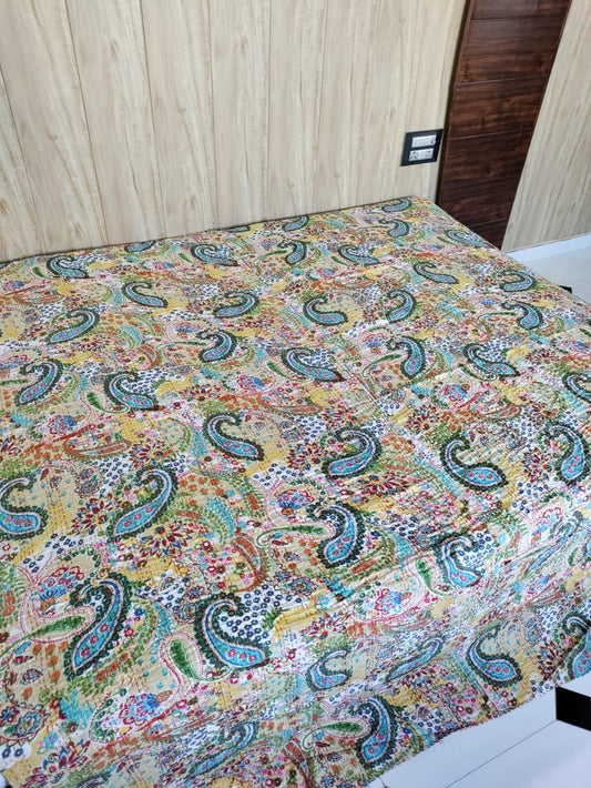 Katha Bedcover - Paisley